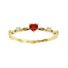 1Pc Delicate Women's Fashion Heart Ring, Suitable For Valentine's Day, Vacation, Commuting, Dating, Party, Wedding, Engagement, Proposal Ring, Suitable For Wife, Girlfriends, Anniversary, New Year Gifts, Suitable For All Seasons - Vàng - Xem 4