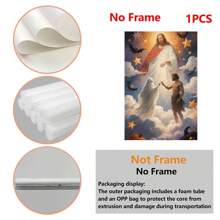 1 Piece,Abstract Ghost Art , Halloween Modern Frameless Art Decoration Painting, Printed Posters Mural, Waterproof Canvas,Suitable For Home, Office, Bedroom, Living Room, Study, Bathroom, Bar, Wall Arts And Home Decoration, Is An Ideal Holiday Gift