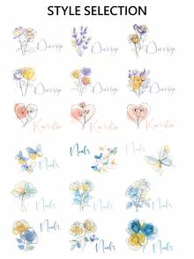 1件，定制专属名字首饰盒和收纳盒，创意26个字母和图案首饰盒，戒指和项链拉链首饰盒，礼物，朋友和母亲的礼物，精美的珠宝盒，适合学校季节礼物，教师节 - 彩色 - 查看 10