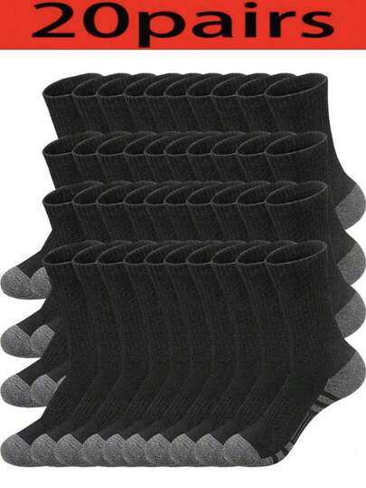 20/15/10/5/1 par herrbenvärmare till mitten av vaden, lämpliga för dagligt bruk, löpning, fitness, bollspel, vandring, cykling, unisex tjocka benvärmare till mitten av vaden för fritidsaktiviteter, hemmet, utomhussporter, bekväma mjuka tjocka vinterbenvärmareset - mysiga mjuka vinterbenvärmare julklapp till pappa, unisex, lämpliga för kallt väder, långa benvärmare, tjocka vinterbenvärmare, lämpliga för användning året runt