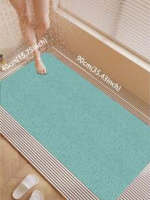 [防滑淋浴垫] 速干防滑 1 件淋浴垫，舒适浴室垫，纹理表面，易于清洁的淋浴地垫，1 厘米厚度，带排水孔的浴室防滑垫，快干 PVC 淋浴垫，适用于潮湿区域，淋浴房，防水且易于清洁，防滑淋浴垫，适用于入口通道防尘垫，返校浴室厨房装饰 - 彩色 - 查看 10