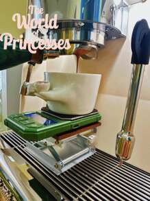Adjustable Coffee Machine Coaster, Elevated Coaster, Water Dispenser, Coffee Machine Splash-Proof Lift Platform, Rust-Free Aluminum Alloy Material, Heat-Resistant Anti-Burn Pad, Doll Display Stand, Aroma Diffuser Stand, Jewelry Display Stand, Suitable For Home Decor, Water Collection, Anti-Burn Protection