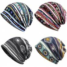 4pcs Unisex Outdoor Sports Cycling Fashion Headband, Unisex Sleep Cap Scarf 2-In-1