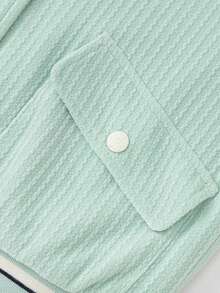 Balabala 女童飞行员夹克 2025 棒球风外套 IP 系列 - 粉綠 - 查看 6