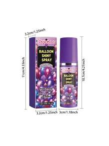Spray lucido per palloncini che migliora l'atmosfera del palloncino e ha un effetto duraturo, creando uno spray ad alta lucentezza con effetto texturizzato. Questo spray lucido per palloncini migliora la brillantezza del palloncino e l'effetto è di lunga durata, creando un'atmosfera di spray ad alta lucentezza, un regalo ideale per la Festa del Papà.