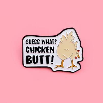 Funny Hen Series Enamel Brooch, Can Be Used As Lapel Pin, Badge, Backpack Pin, Women's Brooch, Clothing Gift, Jewelry, Fashion Accessory