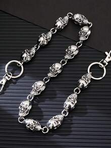 Cadena de cintura gótica punk pesada, cadena de cinturón vintage rock punk para hombres, llaveros - Multicolor - Ver 5