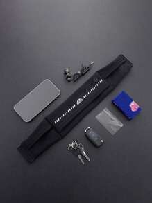 优质防水跑步腰包 - 耐用、多用途、超薄，适合无缝户外探险 - 非常适合慢跑者、徒步旅行者和马拉松，采用隐形时尚设计（随机字母颜色） - 彩色 - 查看 5