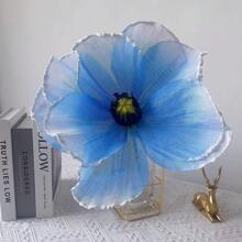 1 Peça Flores de Papoula Artificiais para Decoração, Papoulas Falsas Realistas DIY, Decoração de Casamento, Casa e Festa, Hastes Florais Leves