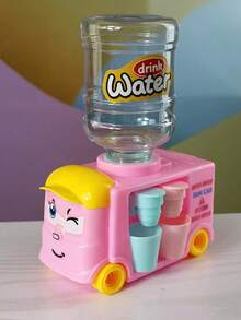 Children's Educational Pretend Play Toy, Cartoon Cute Miniature Rabbit/Panda/Car Water Dispenser, Interactive Double Spout, Early Learning Realistic Adorable Toy For Boys And Girls, Random Color Combination - Multicolor - View 5