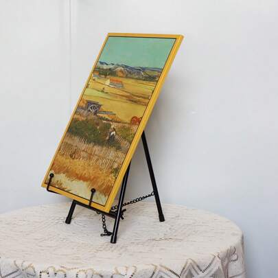 1個 頑丈な金属製三脚スタンド、ウェディングの歓迎アーチ、ポスター写真ディスプレイ、デスクトップイーゼル、ギャラリーフレームホルダー、ウェディング式の小道具、絵画イーゼル、ショーケース、結婚式のデコレーション、ホームデコレーション、ルームデコレーション、パーティーのお土産、花嫁の誕生日、卒業式の飾り付け、パーティーの装飾に適しています