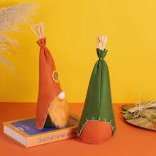 秋季侏儒秋季装饰向日葵侏儒鲁道夫无面侏儒娃娃感恩节装饰圣诞节用品、客厅装饰、办公室装饰、书桌装饰家居装饰万圣节装饰秋季装饰 - 彩色 - 查看 6