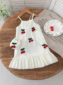 BASUSARRI Lace Camisole Loose Breathable Summer Dress, Elegant Lady Princess Dress For Birthday Party, Outing, Girls
