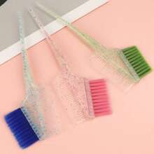 4 piezas Juego de accesorios para el peinado con brillo, peine para teñir el cabello, cepillo para teñir con aceite, cepillo de perlas falsas transparentes de un solo lado, paleta para mezclar tinte, recipiente para mechas, esenciales para la vuelta al colegio, vacaciones y viajes, accesorios para el cabello de mujer, cepillo para el peinado hacia atrás, accesorios de barbería, secador de pelo, cabello, barbería, herramientas para el cabello, productos para el cabello, secador de pelo, cabello, accesorios, productos para el cabello, herramientas para el cabello, cosas para el cabello, cuidado del cabello, cepillo para cabello rizado, barbería, accesorios de barbería, equipo de peluquería, esenciales de viaje, esencial de viaje, peinado, peluquería, cabello, viaje, productos para el cabello, herramientas para el cabello, cosas para el cabello