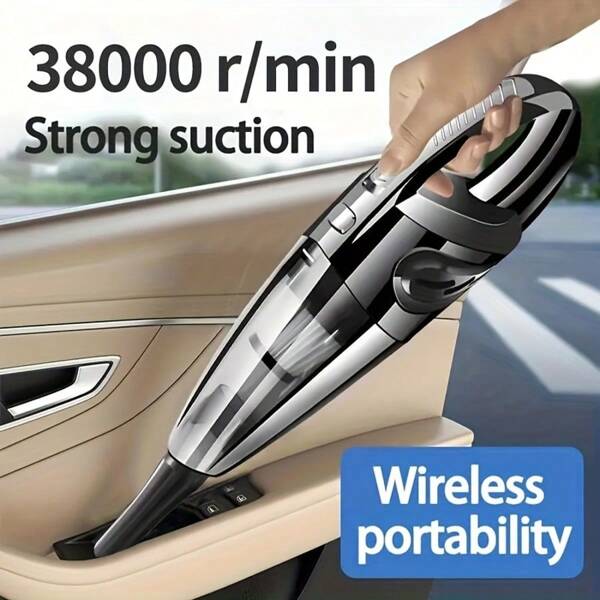 Handheld Vacuum Cleaner - High Suction Portable Vacuum, Suitable For Car, Home, Office, Dust And Pet Hair Removal