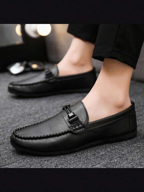 2025 Autumn/Winter New Men Formal Business Dress Shoes, Comfortable Soft Sole Leather Shoes