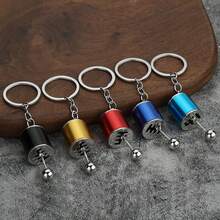 5 PCS Car Gearshift Key Chains, 6-Speed Manual Transmission Car Gearshift Key Chains, Creative Metal Gear Key Chains, Mini Gearshift Lever Key Rings, Gearshift Stress-Relieving Toys - Multicolor - View 8