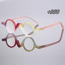 1 buc Ochelari de citit rotunzi retro pentru bărbați, vintage, mici, personalizați, eleganți, ușori, de înaltă calitate, vedere clară pentru computer, citit, jocuri, disponibili în 100-350 de grade