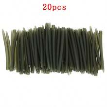 20-100PCS Terminal Carp Fishing Anti- Sleeves Connect With Fishing Hook Rubber Tip Tube Positioner Terminal Tackles Tools- 5.4cm In Length - Helps To Avoid Snags