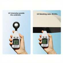 Travel Mini Umbrella For Purse With Case Small Compact UV Sun Protection Sun Lightweight Tiny Pocket Umbrella For Women Girls And Men - Warm sand color - 查看 7