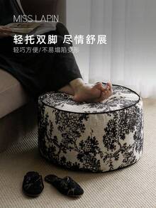 Seat Cushions & Backrest Pillows - Ink Plum Square Style Su-sake (including Plenty Of Filling) - View 3