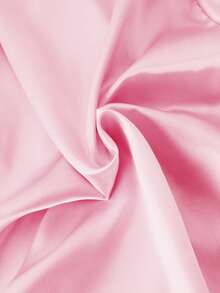 Tween Girl Light Pink Single-Breasted Short Sleeve Top And Shorts Pajama Set - Multicolor - View 7