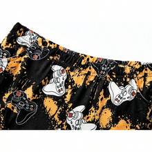 Little & Big Boys 2-Piece Cozy Summer Pajamas Black Gamer Tank Top & Shorts Cool PJ Kid Set Size 6-18 - Yellow - View 11