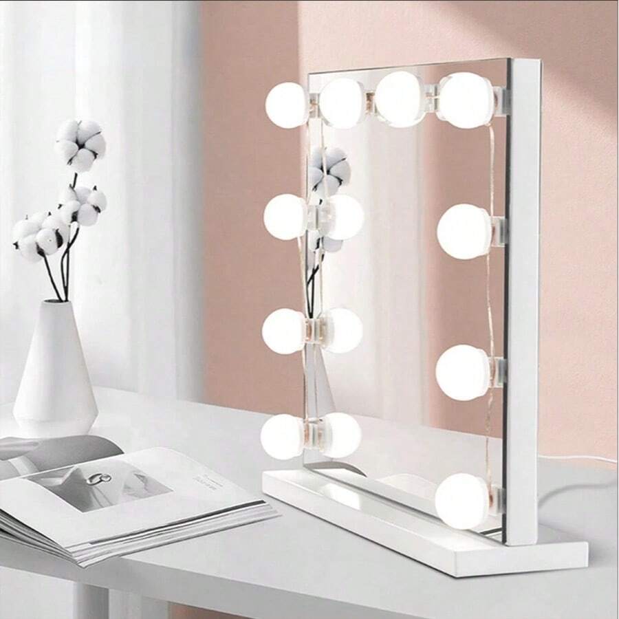 LED Light Makeup Mirror Bulbs Vanity Lights USB Bathroom Dressing Table Lighting Dimmable LED Vanity Light For Mirror Light - Apricot - View 1