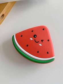 1 件可爱草莓/西瓜/桃子形状可折叠硅胶手机支架，多功能水果形状桌面手机支架，兼容 Apple/Android 智能手机，适合家人和朋友的生日礼物，兼容 、Android 手机，生日礼物，家人，朋友推拉式手机握把，手机配件 - 彩色 - 查看 17