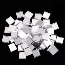 1 Rolo de Autoadesivo Mini Quadrado de Vidro, Espelho Decorativo Artesanal Acessório DIY, Azulejos de Mosaico, Azulejos Bola de Discoteca, Azulejos de Espelho Autoadesivo para Artesanato, Pequenos Mosaicos de Espelho para Decoração Interna, Bolas de Discoteca DIY, Vasos, Copos, Molduras de Fotos