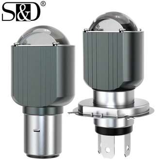 S&D H6 BA20D LED H4 Led Moto Motorcycle Headlight Bulb CSP 30000LM Spotlight 12V Motos Accessories Hi Lo Lamp Fog Light White Yellow