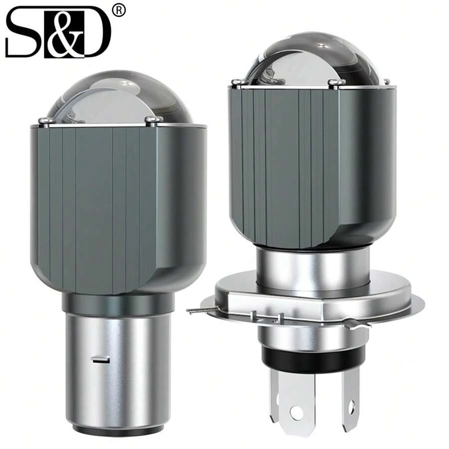 S&D Bóng đèn pha xe máy H6 BA20D LED H4 Led Moto CSP 30000LM Đèn rọi 12V Phụ kiện xe máy Đèn Hi Lo Đèn sương mù Trắng Vàng - Nhiều màu - Xem 1