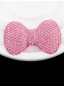 手机壳 立体软陶满钻蝴蝶结手机饰品 - 彩色 - 查看 1