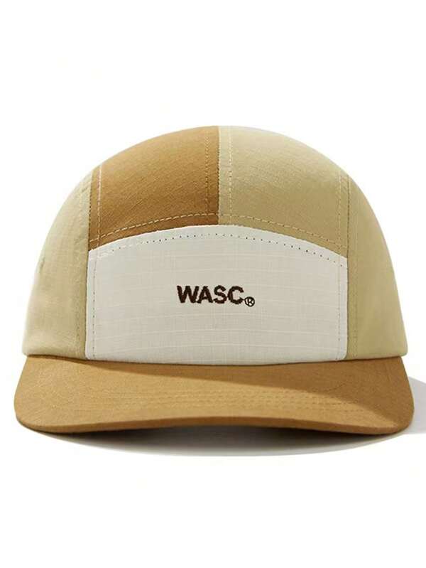 1 pieza Gorra de béisbol tipo empalme de color WASC unisex, estilo japonés de hip hop y skateboard para uso en exteriores, campamento y streetwear