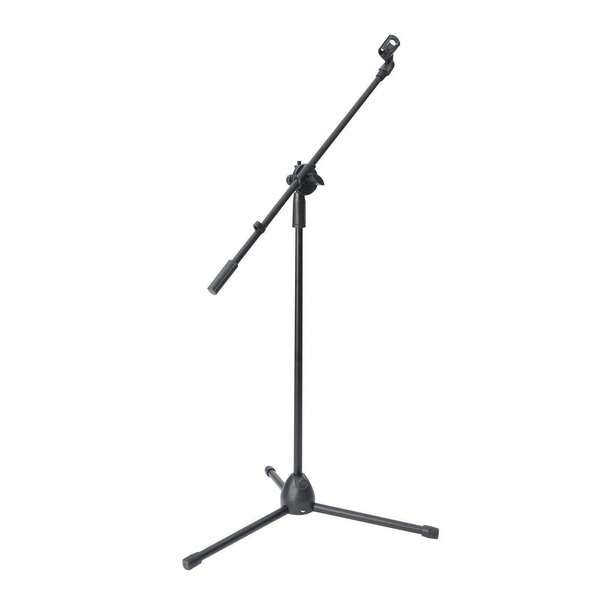 (73-175cm) Microphone Stand Boom Adjustable Straight Collapsible Studio Holder With Free Tripod Telescoping Mic Clip Adapter Tripod Base For Musicians Party Stage