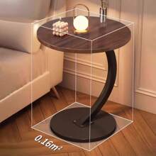 Living Room Round Anti-Collision Corner Coffee Table,Sturdy Metal Frame, Easy To Assemble,Suitable For Living Rooms, Dining Rooms, Bedrooms, And Courtyards