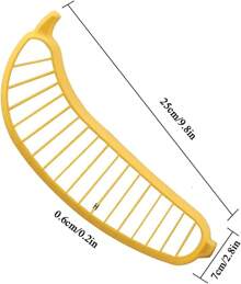 Banana Slicer - Quick And Safe Banana Cutter For Even Slices, Easy Kitchen Gadget For Kids And Adults, Perfect For Snacks, Fruit Salads, Desserts And Meal Prep