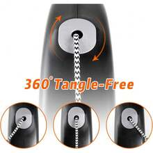 EC.TEAK Retractable Dog Leash 30 Feet for Medium Large Dogs up to 77 lbs Heavy Duty Tangle Free Large - Bildfarbe - Übersicht 5