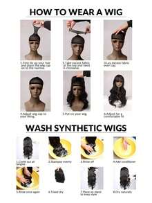 More Beautiful Full Lace Knotless Braided Wig With Curly Ends – 180% Density Handmade Synthetic Lace Front Wig For Women - Dark Brown - View 8