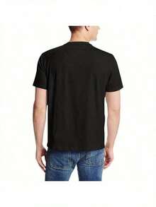5 Your Lips Sanford And Sons-Shirt Fun Mens Graphic-Shirt,% Cotton, Halloween, Thanksgiving,, Suitable Men, Women, Family And Friends, Black Casual Short-Sleeved Crew Neck-Shirt Sizes S To 3XL - 黑色 - 查看 4