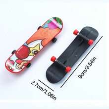 6/12/48PCS Finger Skateboard Set, Professional Mini Finger Skateboard Fever, Desktop Finger Skateboard Puzzle Stress Reduction Toys, Birthday Party Gift, Gift Bag Filler, Pinata Filler, Random Color,Party Fillers Gifts,Finger Board,Games,Toys Games,Mini Toys Birthday,Mystery Games