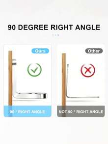 30pcs Heavy-Duty L-Shaped Corner Brackets Stainless Steel Corner Braces - Fit For Cabinets, Furniture, Cupboards, Chairs And Drawers - Includes 10 Brackets And 20 Screws - , Multipurpose Connectors - Silver - View 5