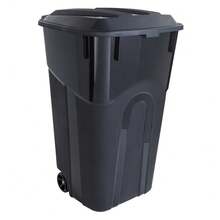 32-Gallon Industrial Strength Wheeled Trash Bin With Locking Lid ('s Choice) - 1 如圖 - 查看 2