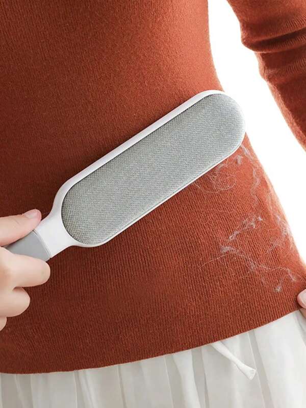 1 pièce, Brosse à poils d'animaux réutilisable à double face - Remousse poils magique, Éliminateur de peluche manuel statique pour vêtements, canapé, meubles, literie et tapis - Outil de nettoyage et d'élimination des poils de chien et de chat efficace