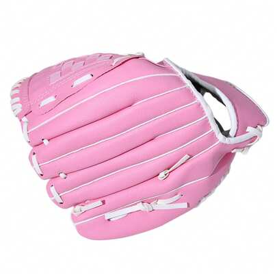 1pc Soft & Durable PU Baseball Gloves For Outdoor Sports Training Baseball Sports Portable Practical Baseball Glove Outdoor Softball Practice Universal Equipment(Logo Size Color Random)
