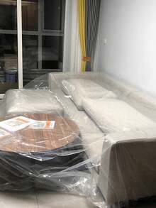 1 件，防水塑料家具防尘罩 - 保护汽车、床和沙发 - 防尘耐用 - 家具保护套、返校、学校用品、办公用品。 - 透明 - 查看 6