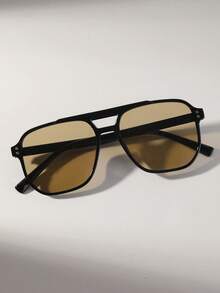 3副女士双梁铆钉时尚眼镜套装，棕色、豹纹、黄色，适合夏季海滩、户外活动和旅行