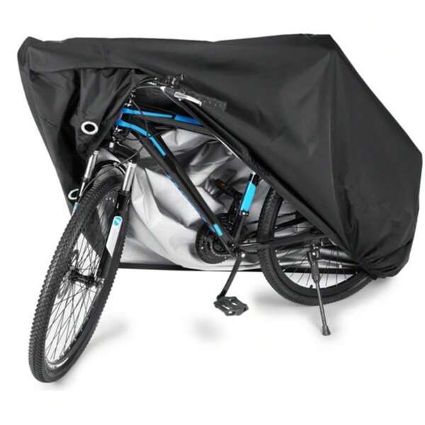 1pc Black Bestselling Bicycle Cover, Waterproof Dustproof Bicycle Car Cover