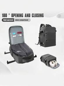 1 Piece Intelligent Vacuum Compression Large Capacity Lightweight Backpack Efficiently Saves Space And Protects Items Multifunctional Travel Backpack Luggage Bag/Outdoor Backpack Suitable For Hiking, Camping, Vacation, Business Trips And Daily Commuting For Men And Women Bag For School School Accessories School Stuff