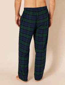Essentials Men's Flannel Pajama Pant - Blanco - Ver 3